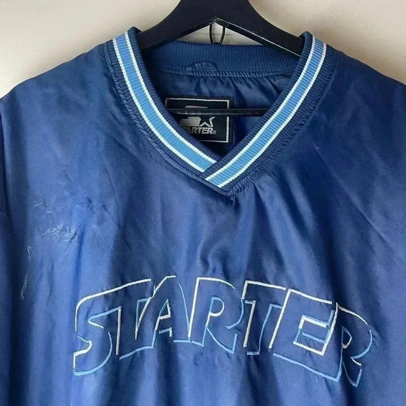 Vintage Starter Spellout Pullover Light Jacket - Picture 4 of 8